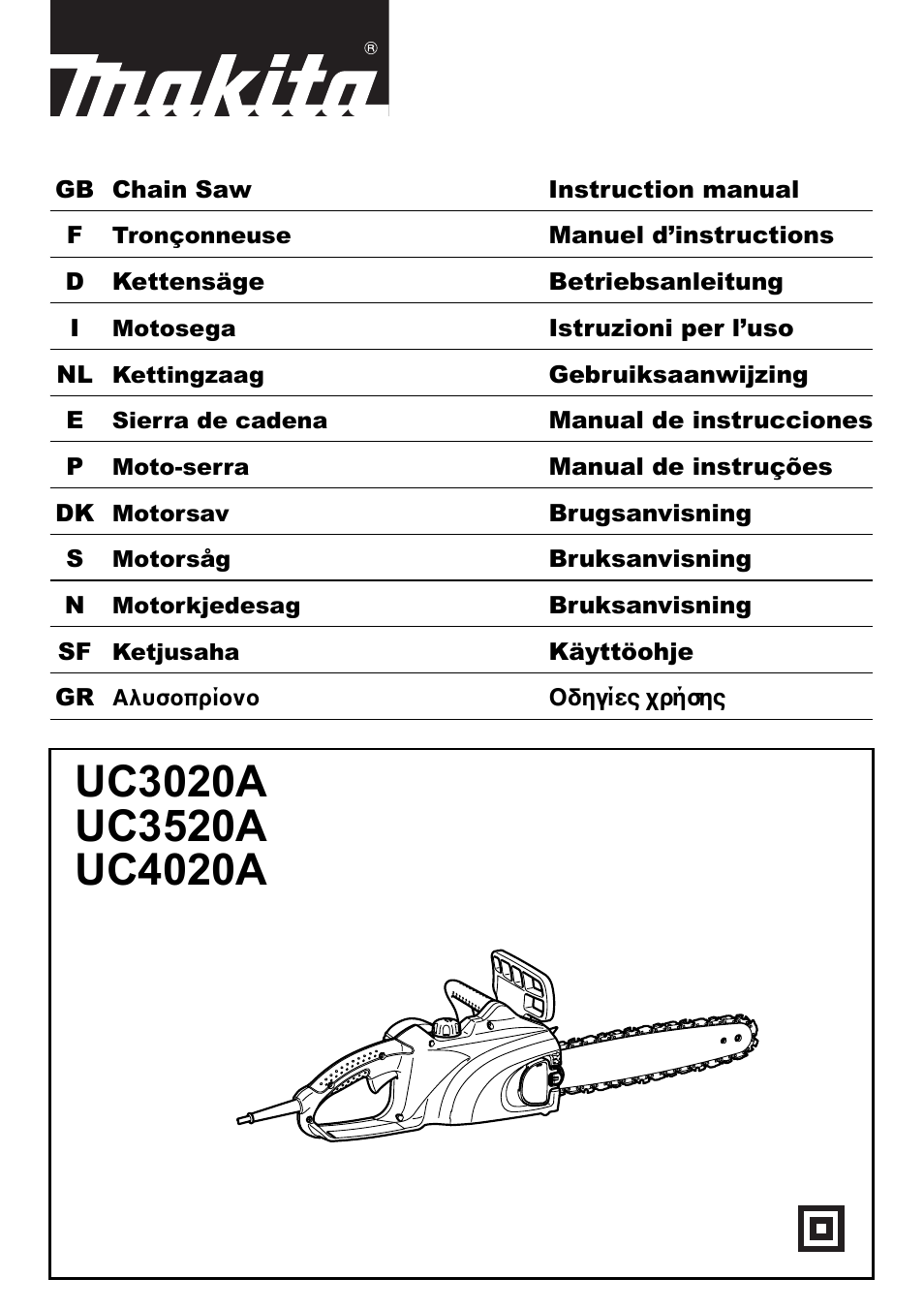 Makita UC4020A User Manual | 120 pages