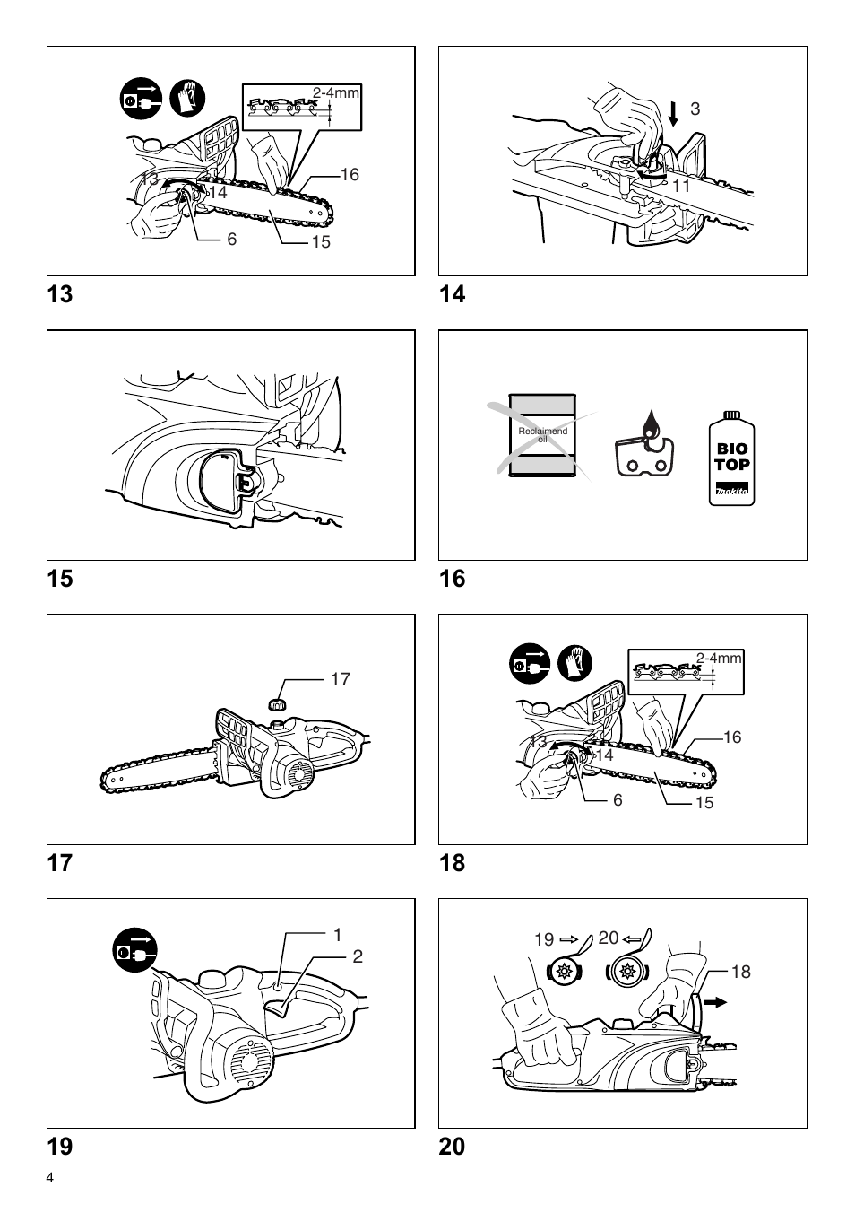 Makita UC4020A User Manual | Page 4 / 120