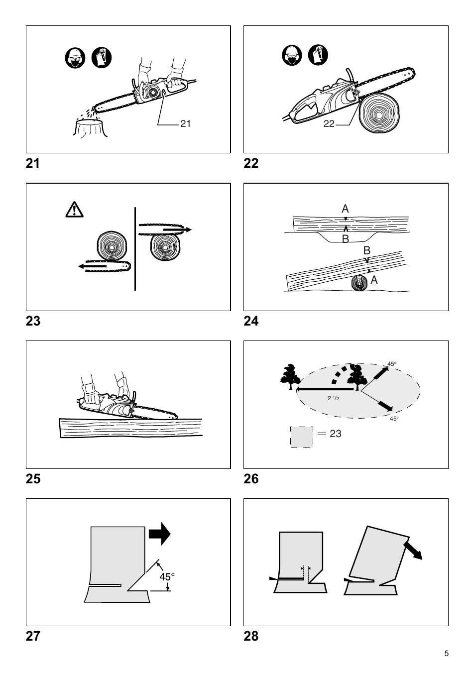 Ab a b | Makita UC4020A User Manual | Page 5 / 120