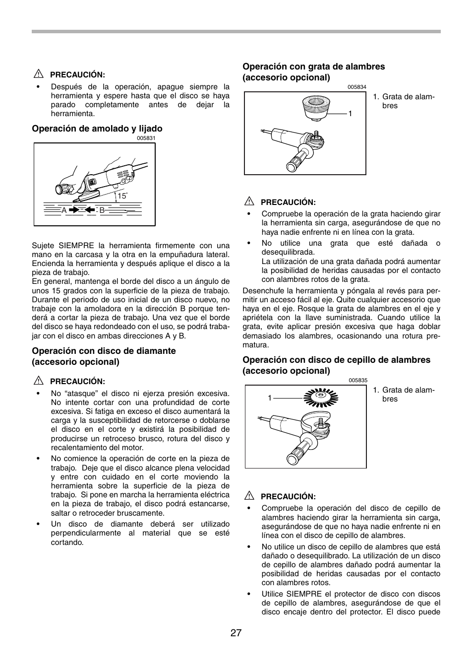 Makita 9556NB User Manual | Page 27 / 32