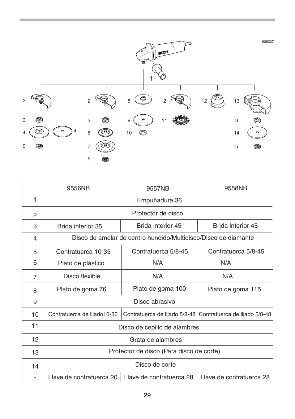 Makita 9556NB User Manual | Page 29 / 32