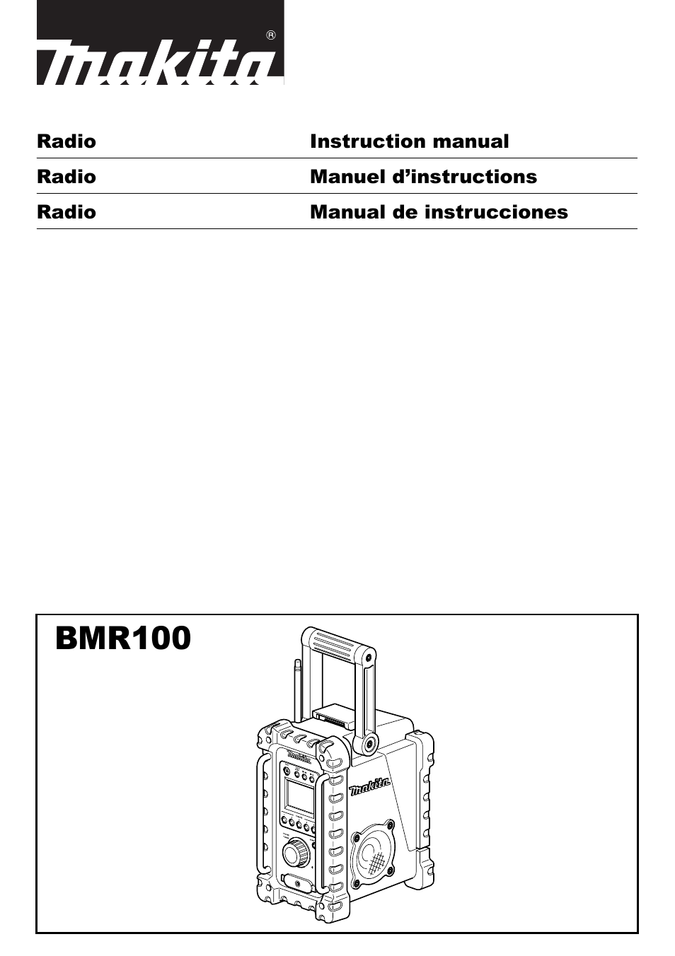 Makita BMR100 User Manual | 20 pages