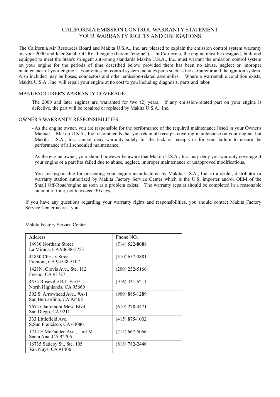 Makita BHX2500 User Manual | Page 20 / 28