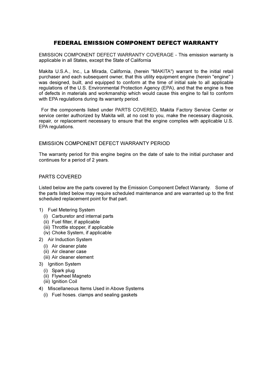 Makita BHX2500 User Manual | Page 24 / 28