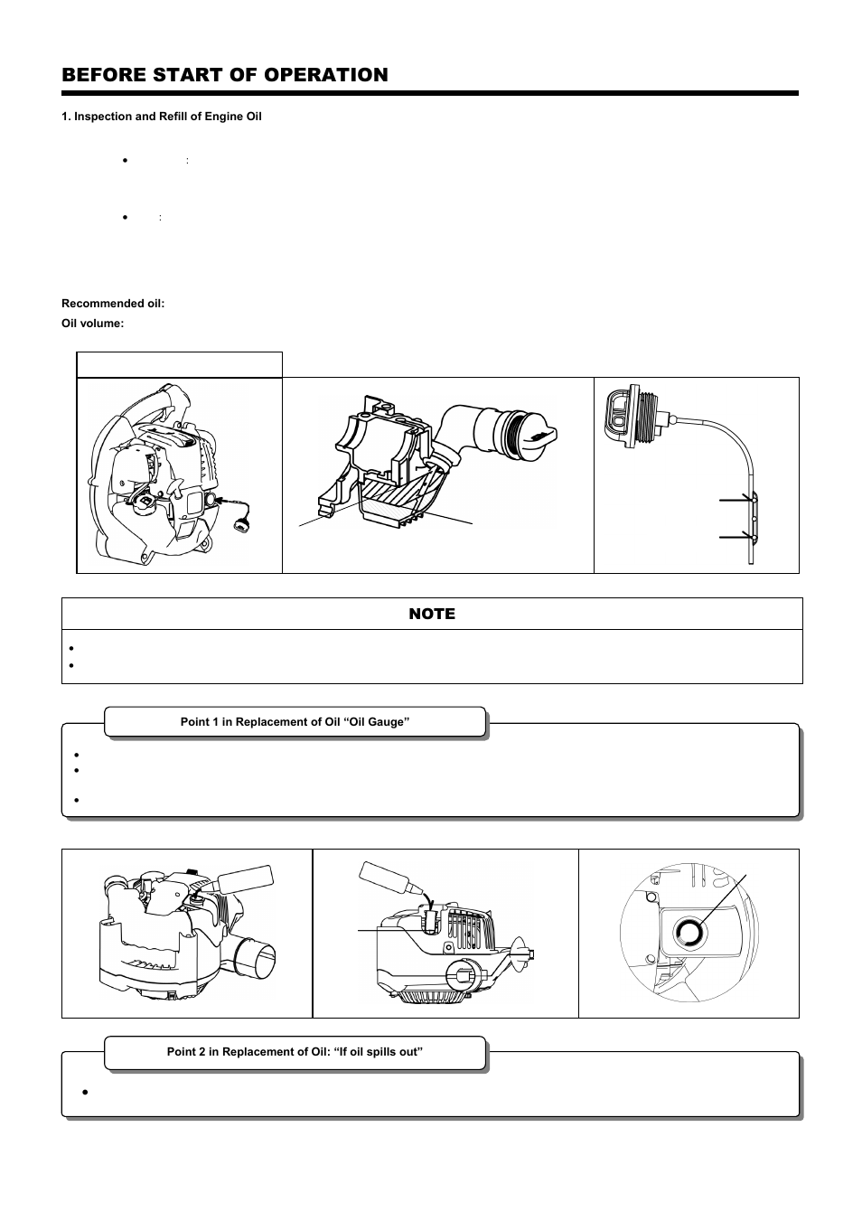 Before start of operation | Makita BHX2500 User Manual | Page 9 / 28