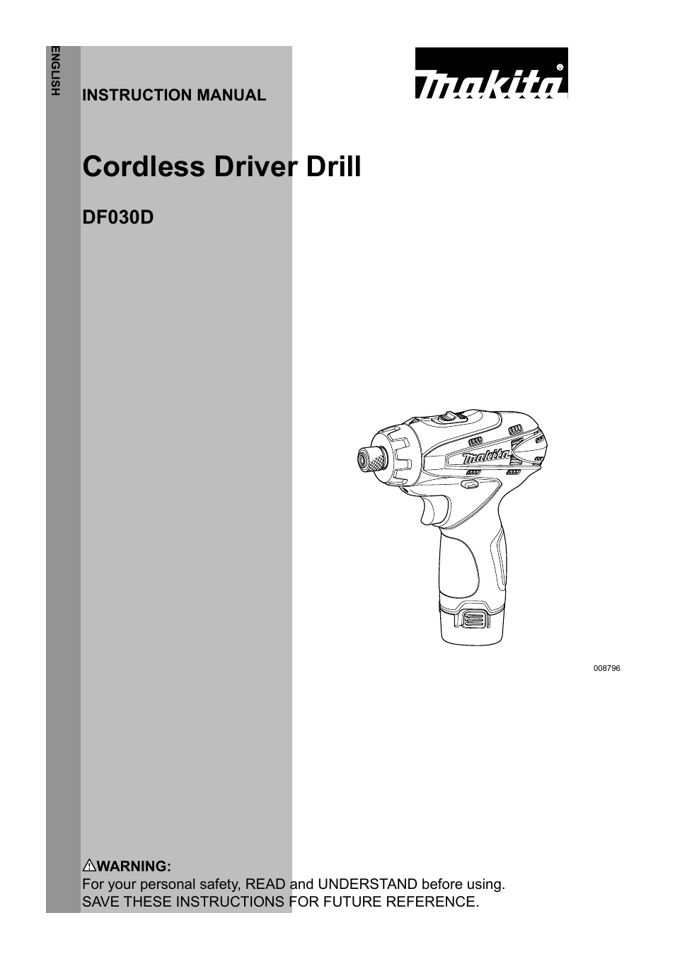 Makita DF030D User Manual | 12 pages