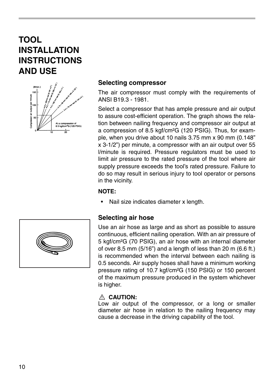 Tool installation instructions and use | Makita AG090 User Manual | Page 10 / 20