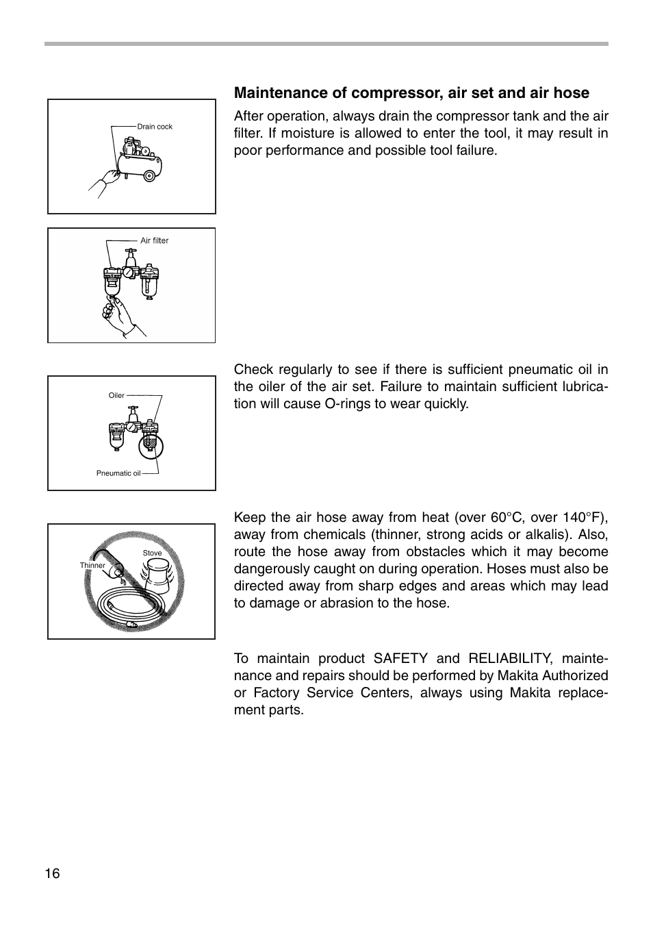 Makita AG090 User Manual | Page 16 / 20