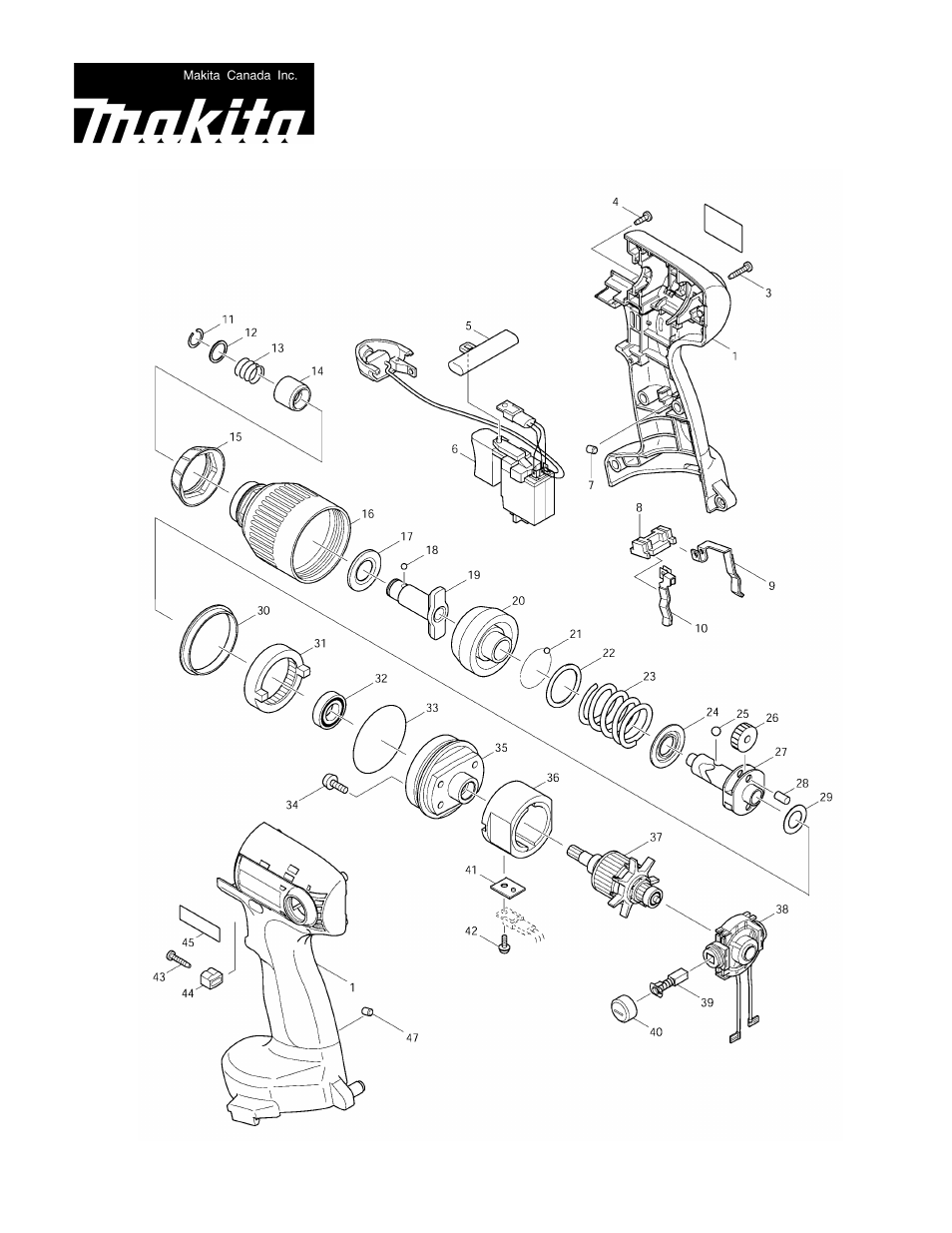 Makita 6935FDWAE User Manual | 2 pages
