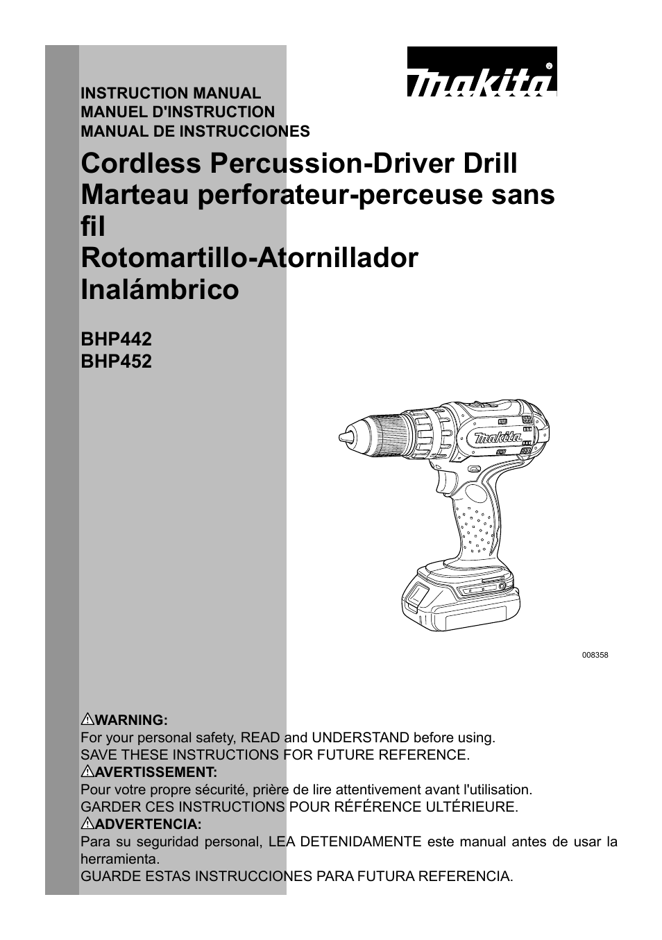 Makita BHP442 User Manual | 32 pages