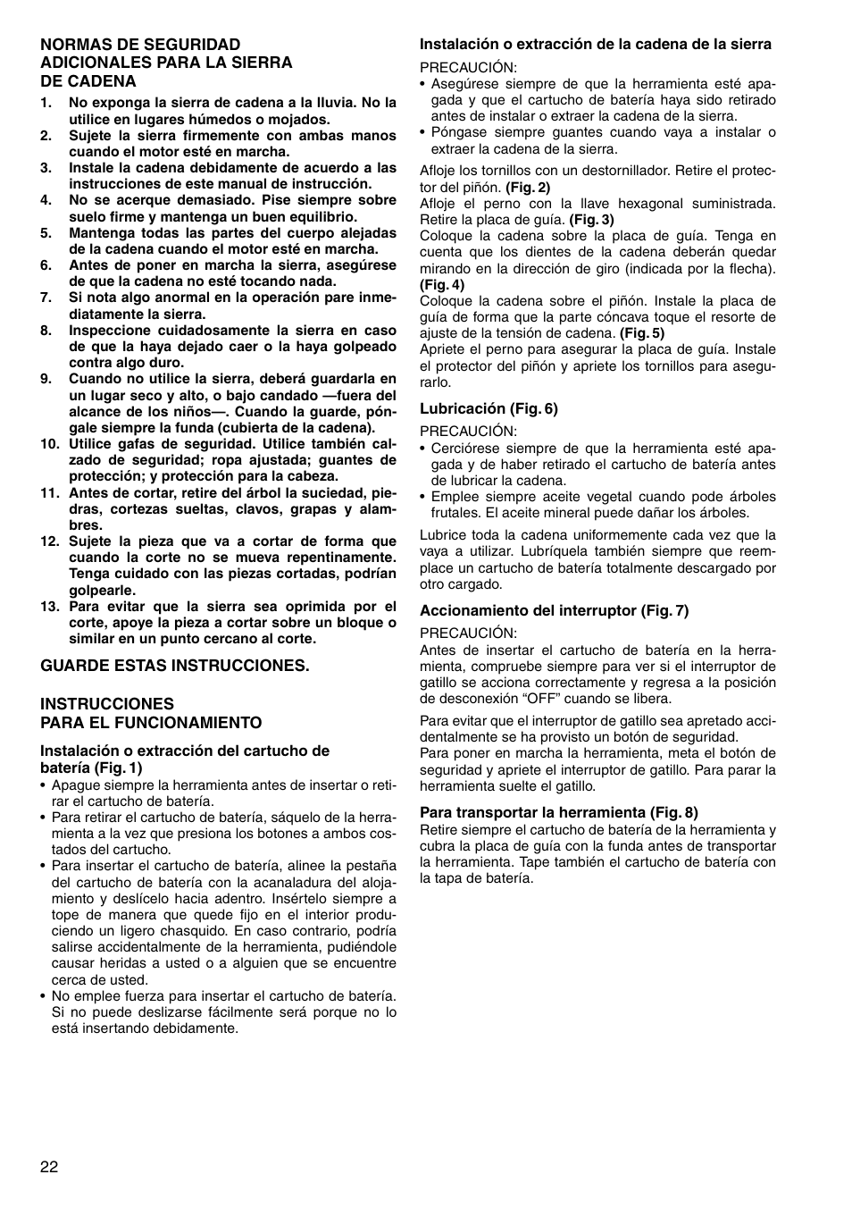Makita UC120D User Manual | Page 22 / 48