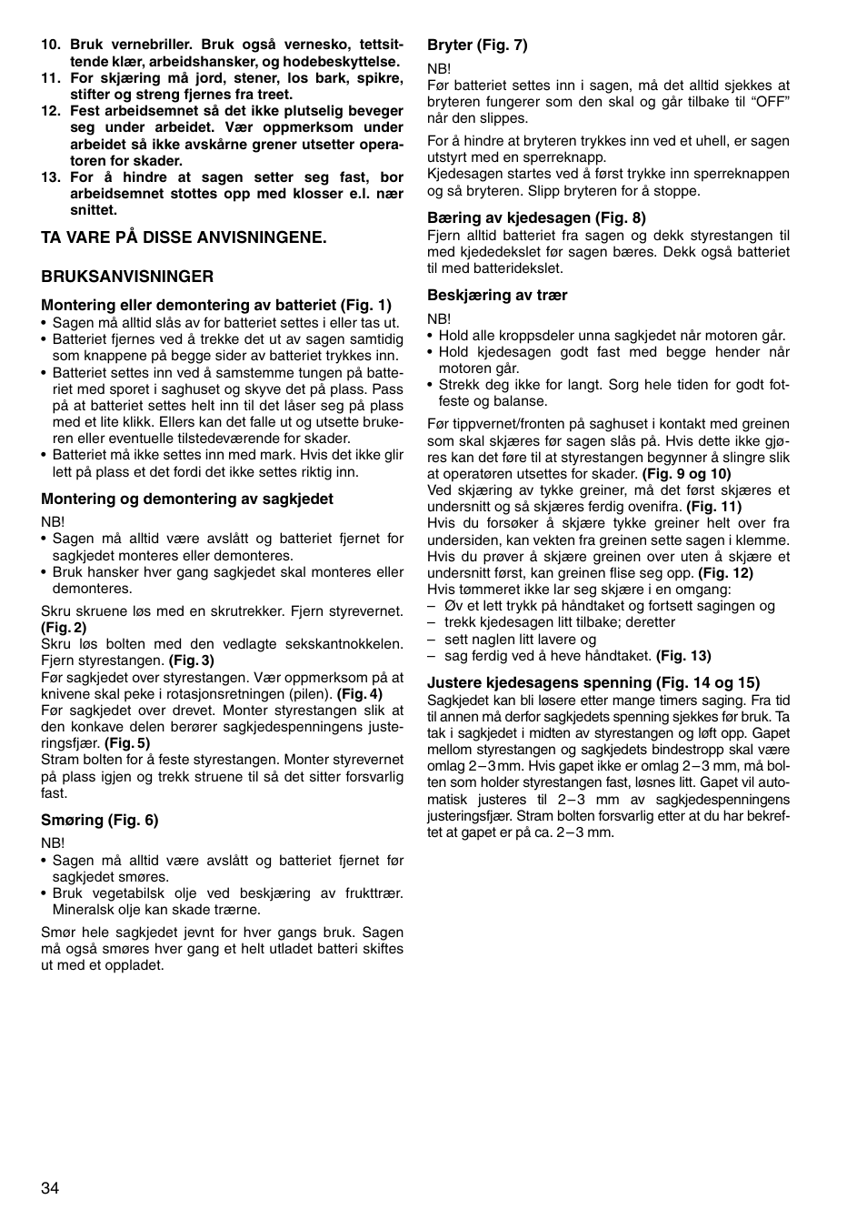 Makita UC120D User Manual | Page 34 / 48