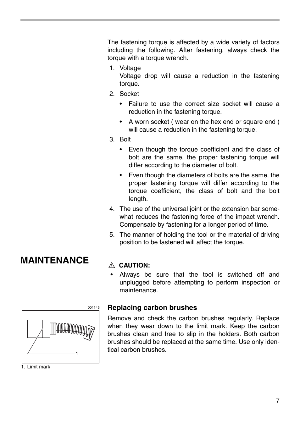 Maintenance | Makita 6906 User Manual | Page 7 / 12