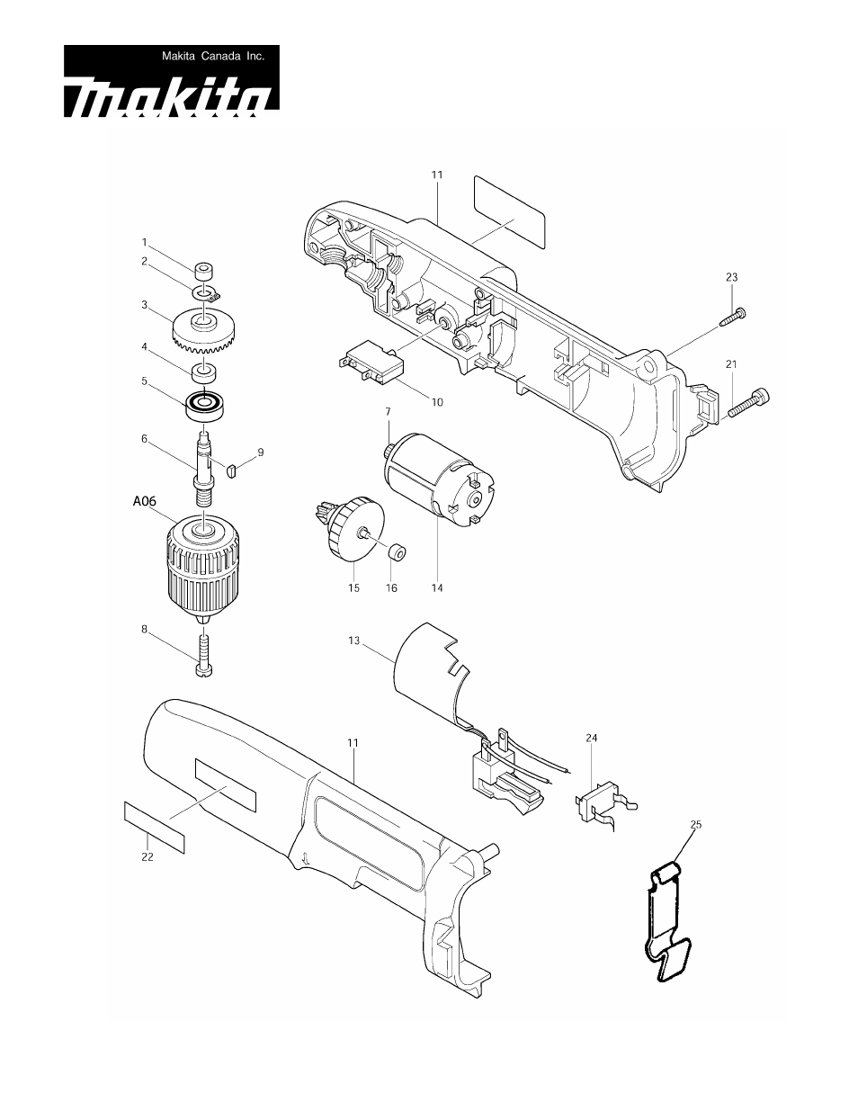 Makita DA392DZ (MJ) User Manual | 2 pages