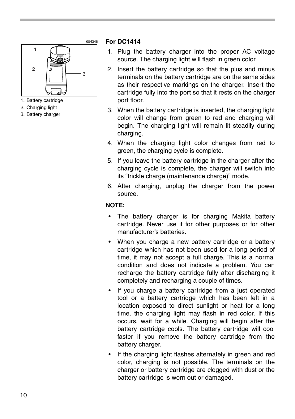 Makita DA302D User Manual | Page 10 / 20
