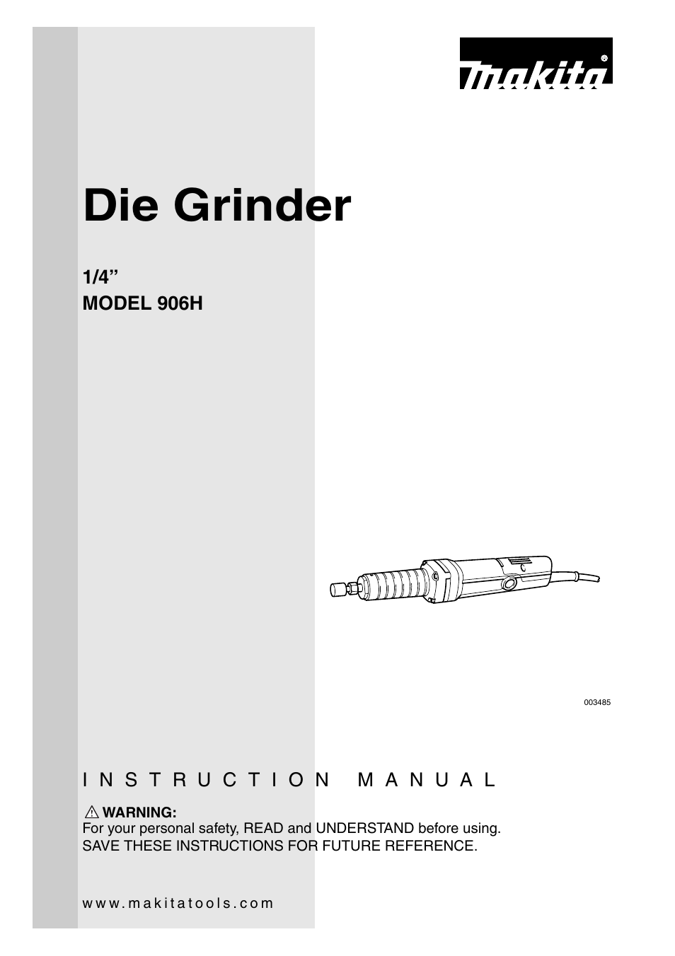 Makita 906H 003485 User Manual | 16 pages