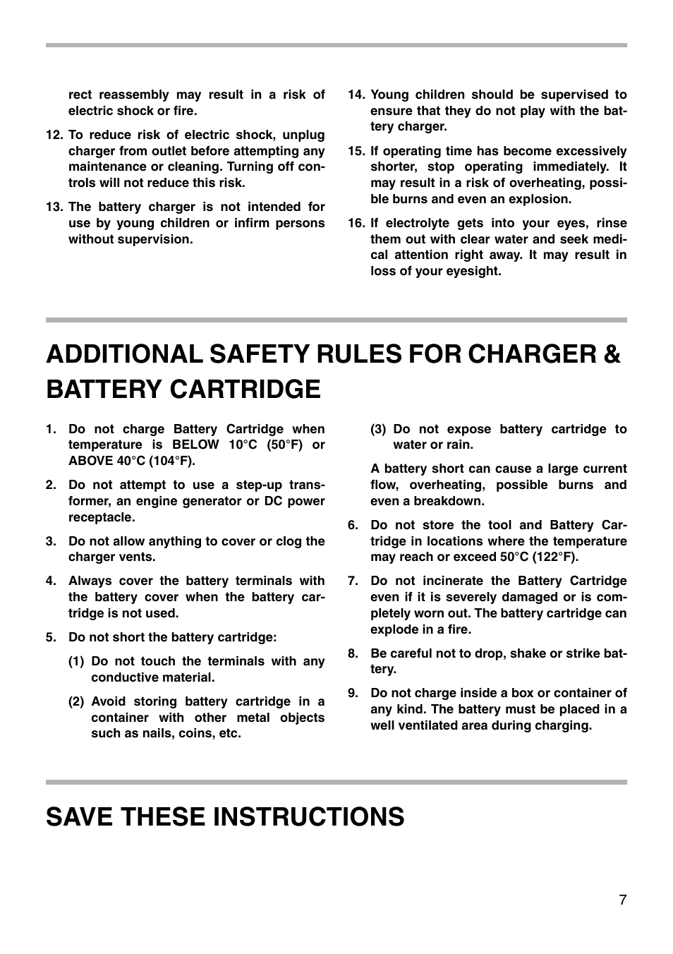 Save these instructions | Makita 4190D User Manual | Page 7 / 20