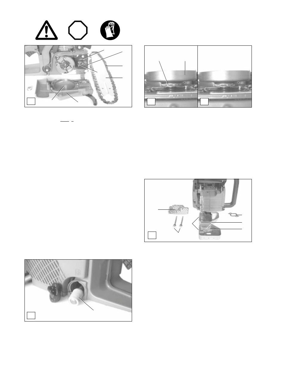 Stop | Makita Chain Saw User Manual | Page 5 / 9
