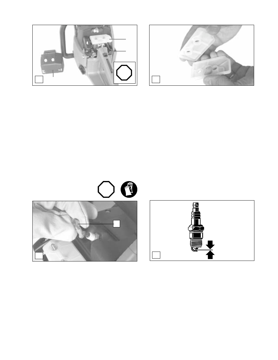 Stop | Makita Chain Saw User Manual | Page 6 / 9