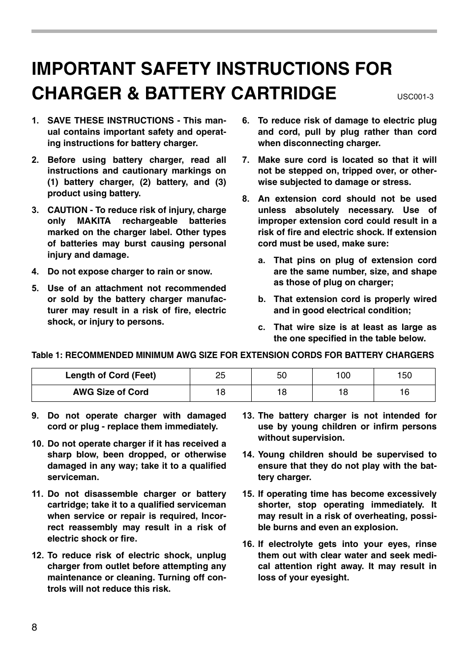 Makita 5621D User Manual | Page 8 / 24