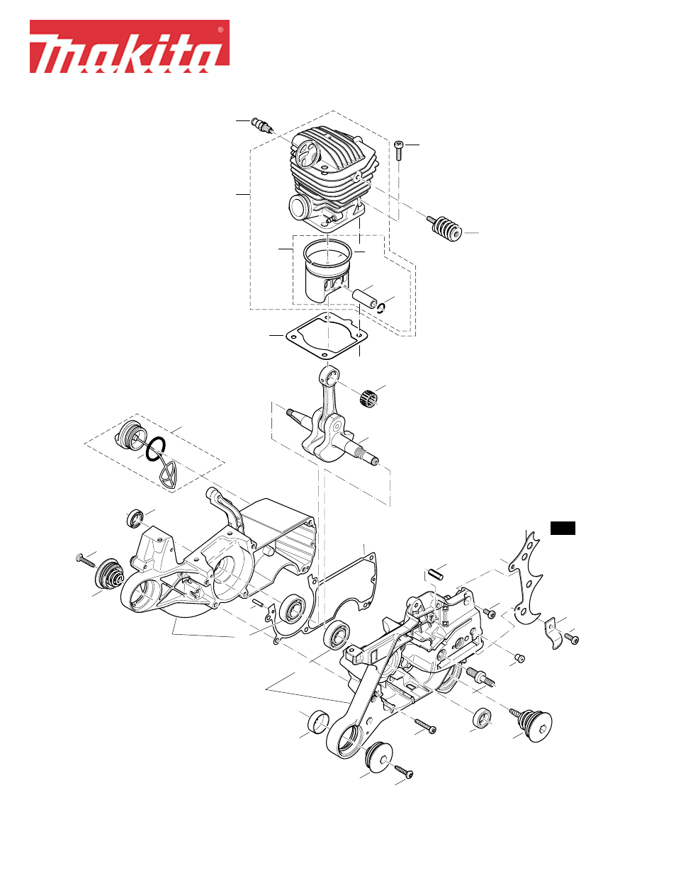 Parts breakdown em4251 | Makita DCS642120 User Manual | Page 4 / 13