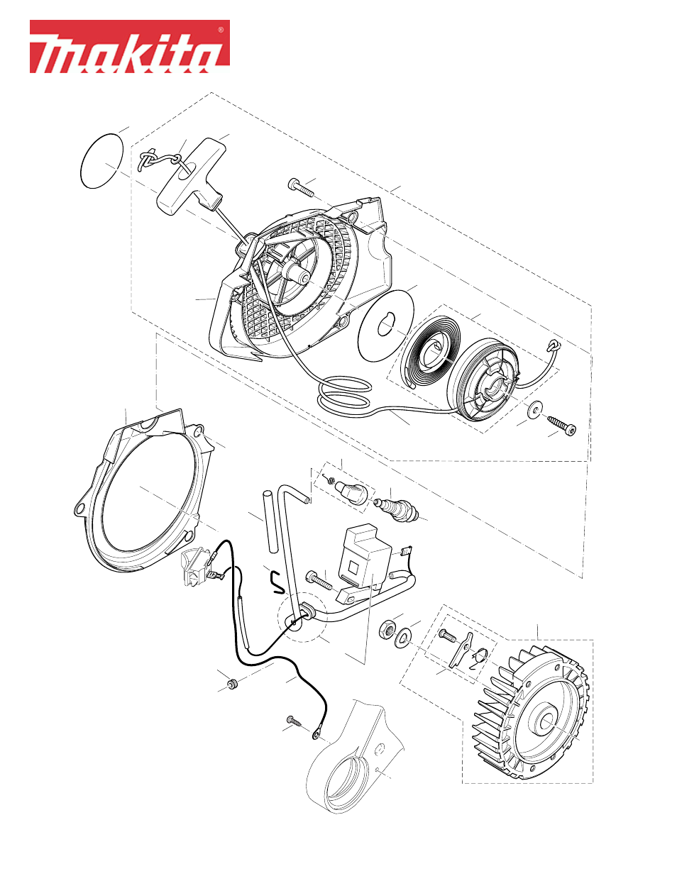 Parts breakdown em4251 | Makita DCS642120 User Manual | Page 5 / 13