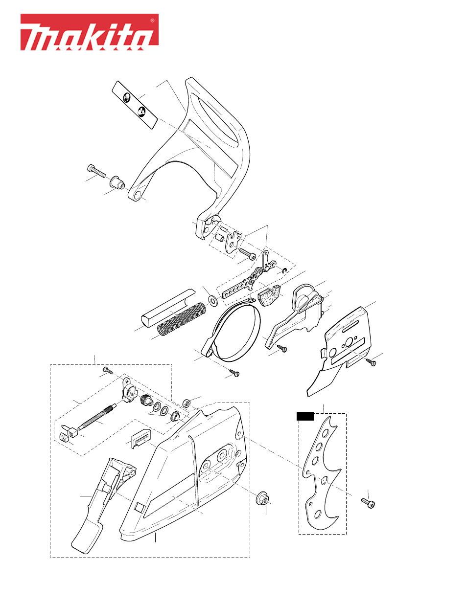 Parts breakdown em4251 | Makita DCS642120 User Manual | Page 7 / 13