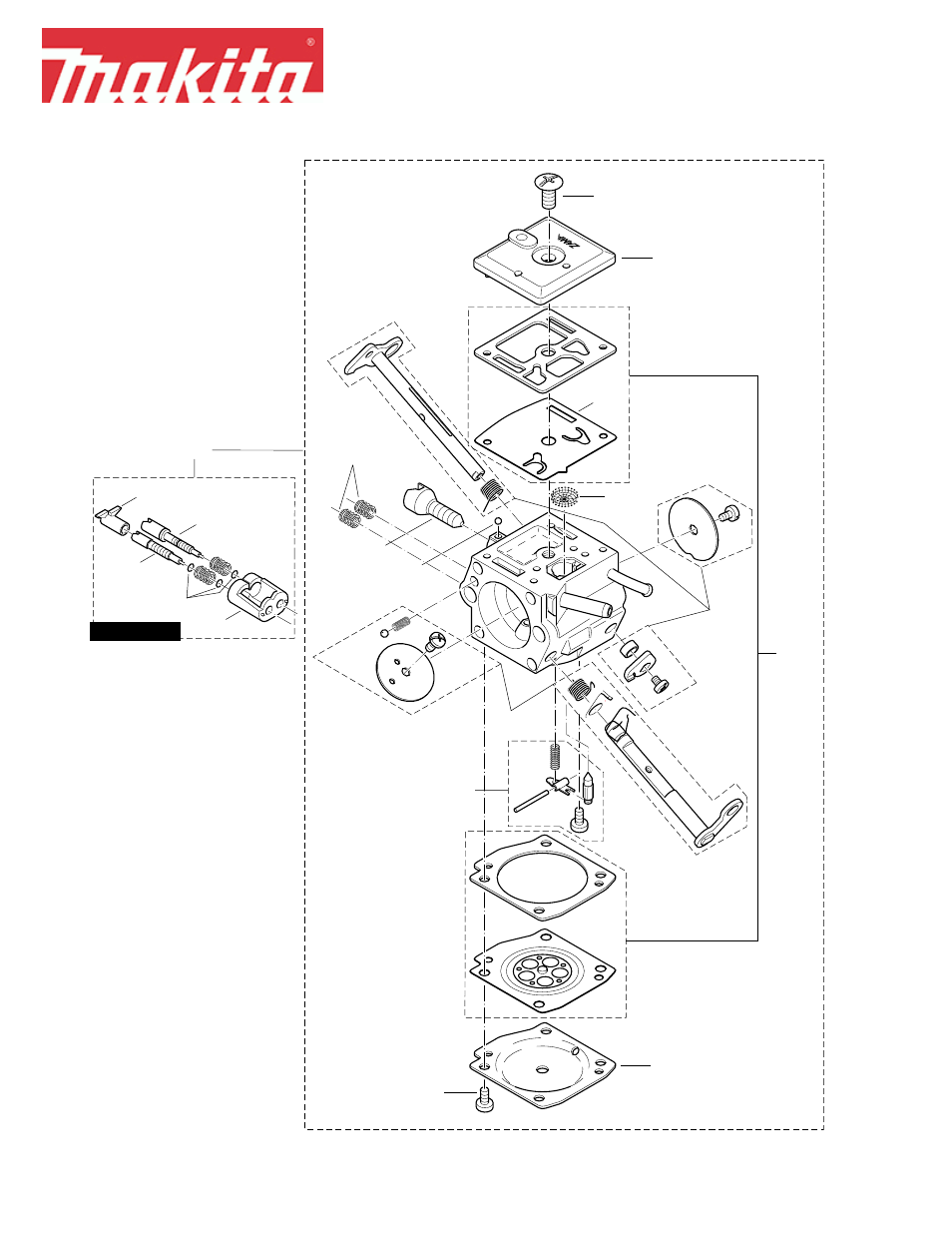 Parts breakdown em4251 | Makita DCS642120 User Manual | Page 8 / 13