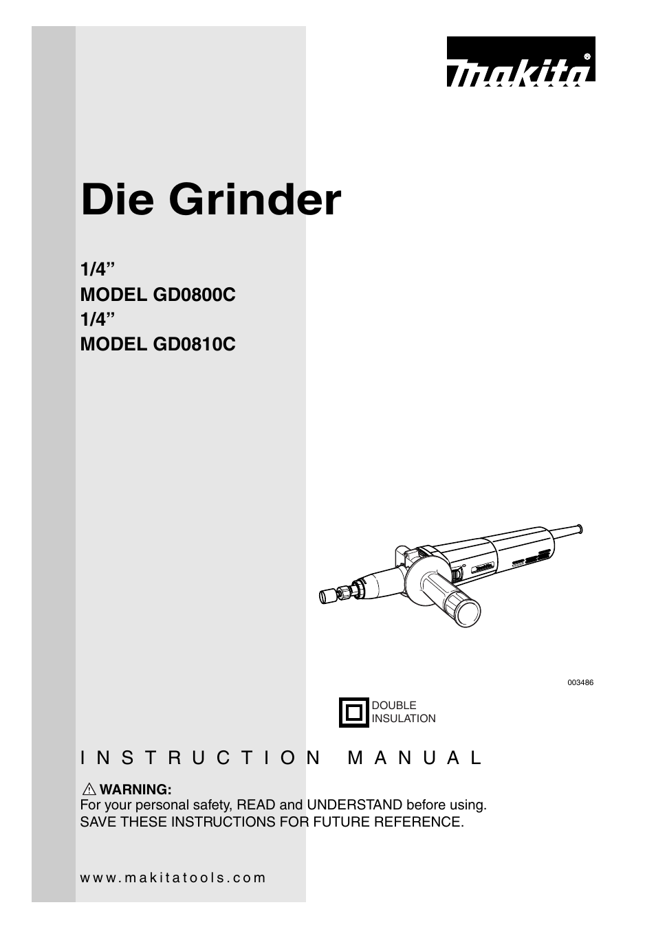 Makita GD0810C User Manual | 12 pages