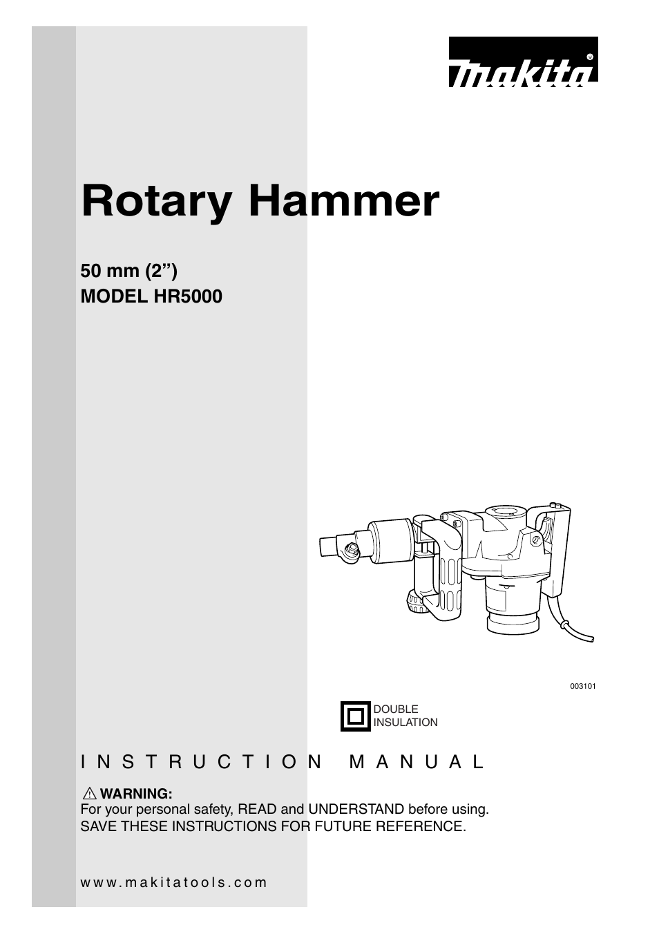 Makita HR5000 003101 User Manual | 16 pages