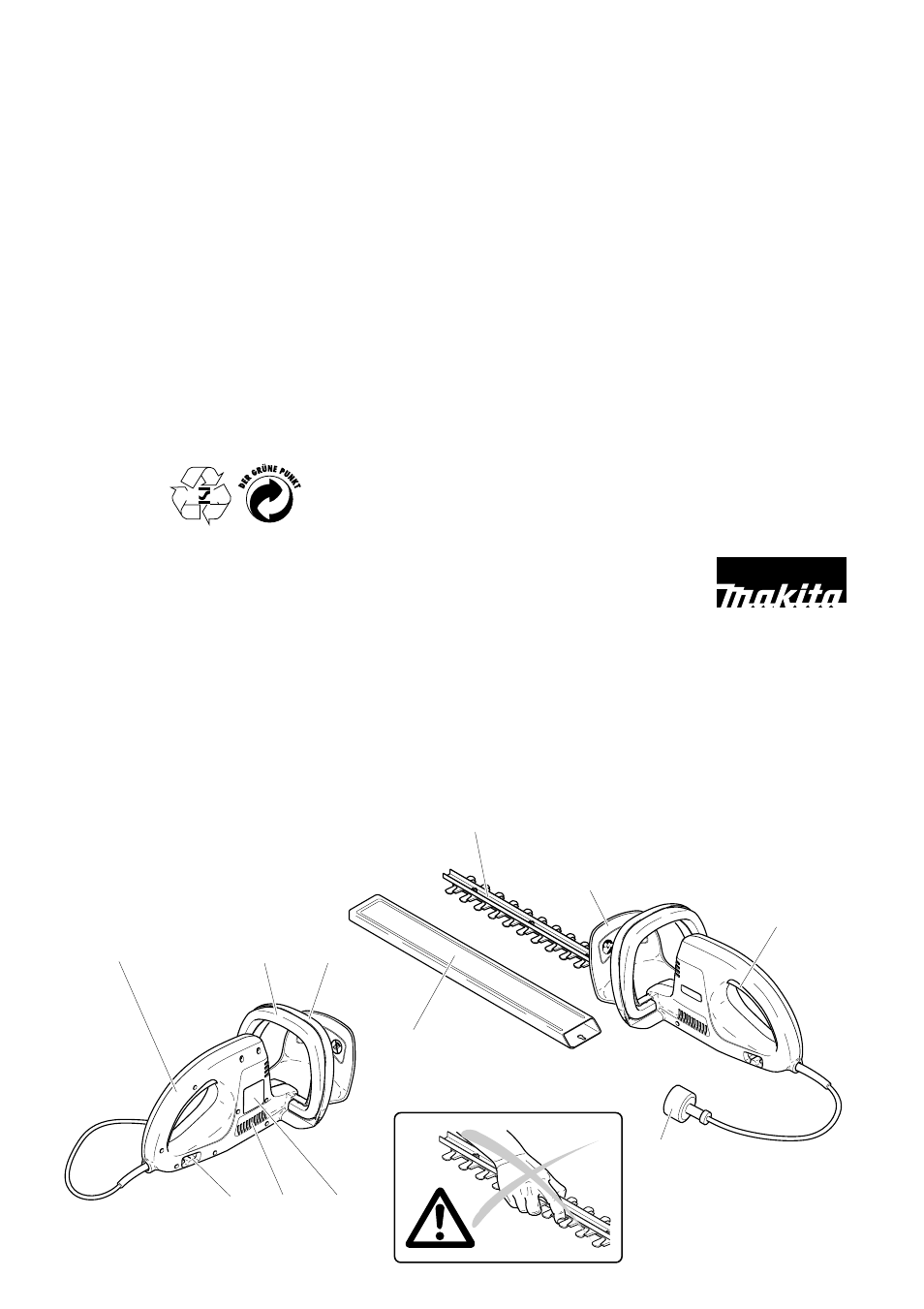 Makita UH 5530 User Manual | Page 8 / 20