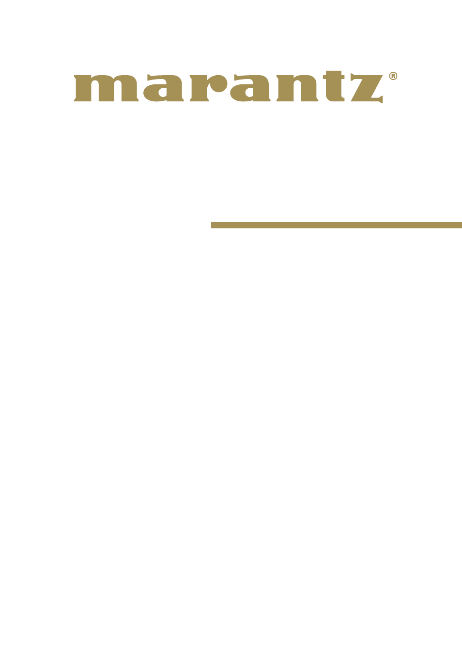 Marantz PD4220V User Manual | 60 pages