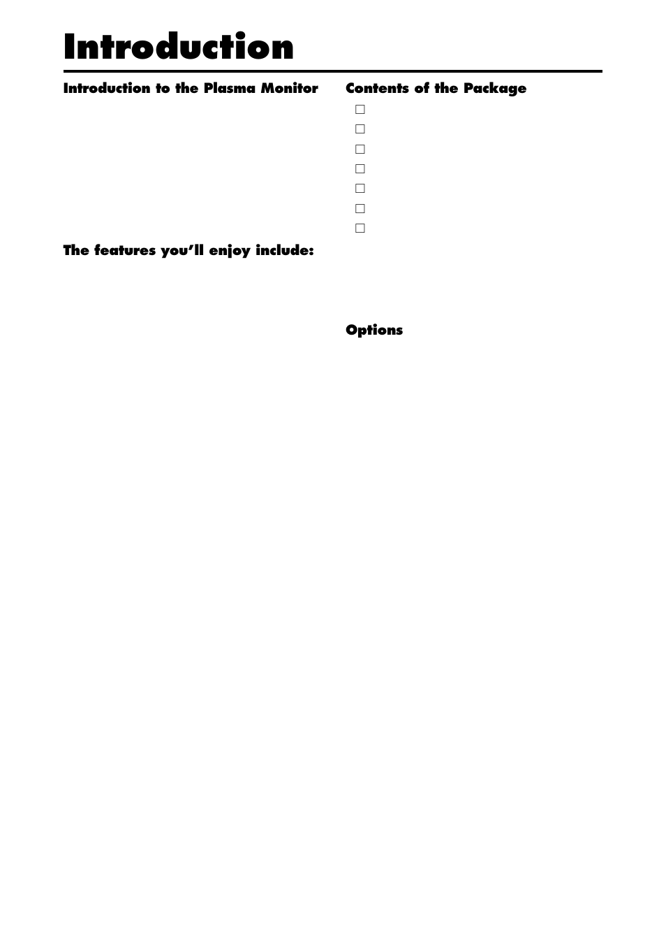 Introduction | Marantz PD4220V User Manual | Page 2 / 60