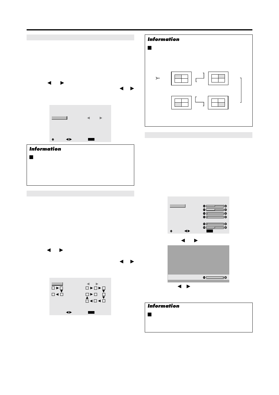 Button is pressed, Adust using the, Buttons | If neither the, Off .... disables auto id function | Marantz PD4220V User Manual | Page 44 / 60