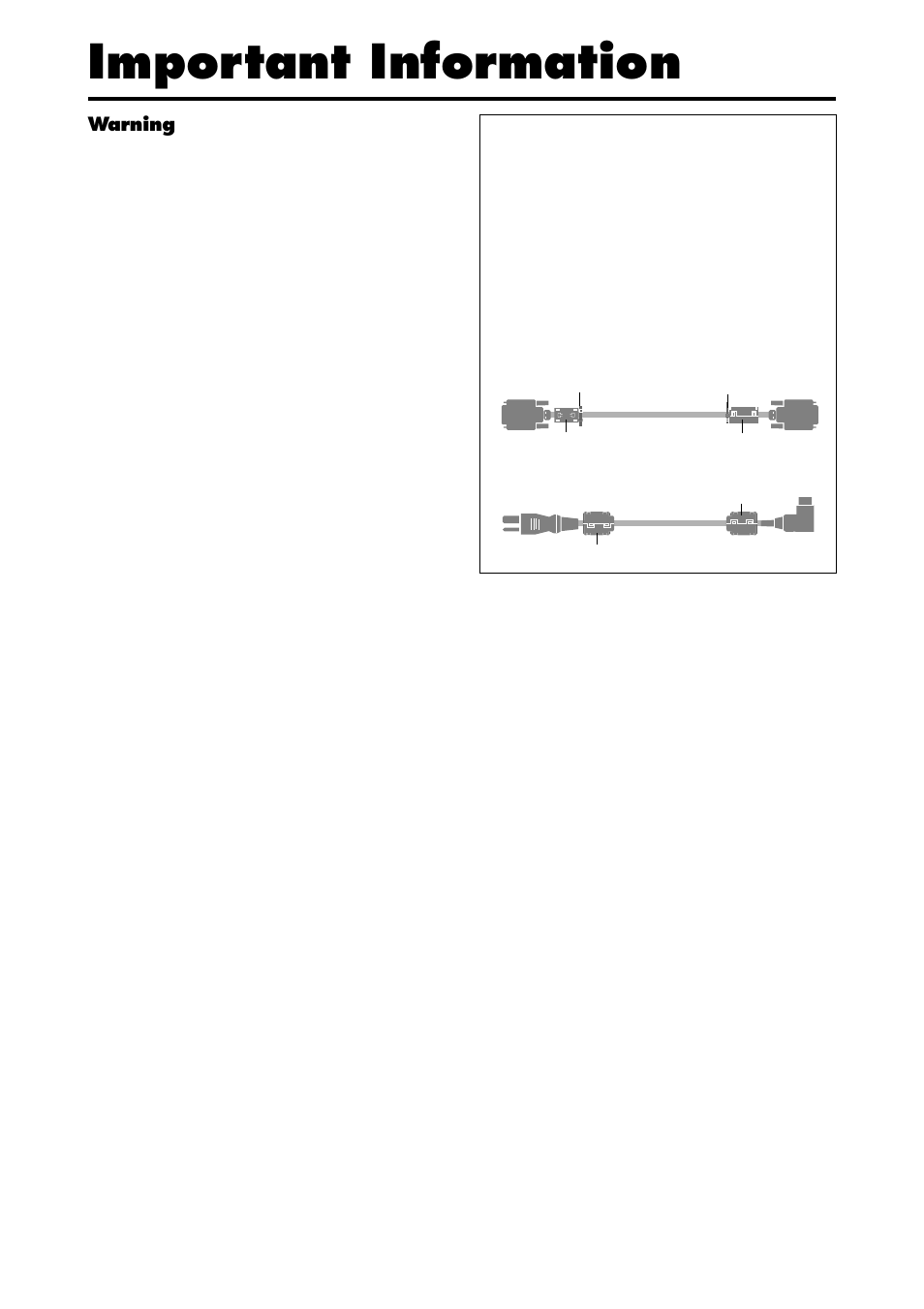 Important information | Marantz PD4220V User Manual | Page 54 / 60