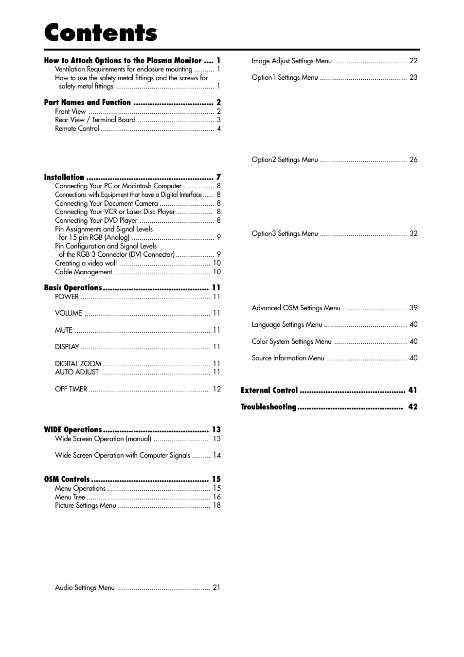 Marantz PD4220V User Manual | Page 7 / 60