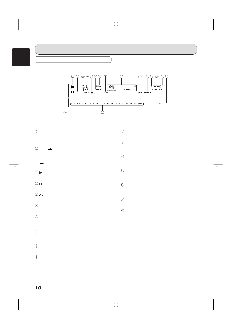 Display | Marantz SA-7S1 User Manual | Page 15 / 30