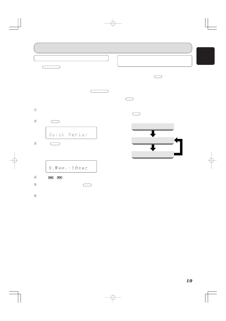 Quick replay, About the text information display, Operation | Marantz SA-7S1 User Manual | Page 24 / 30