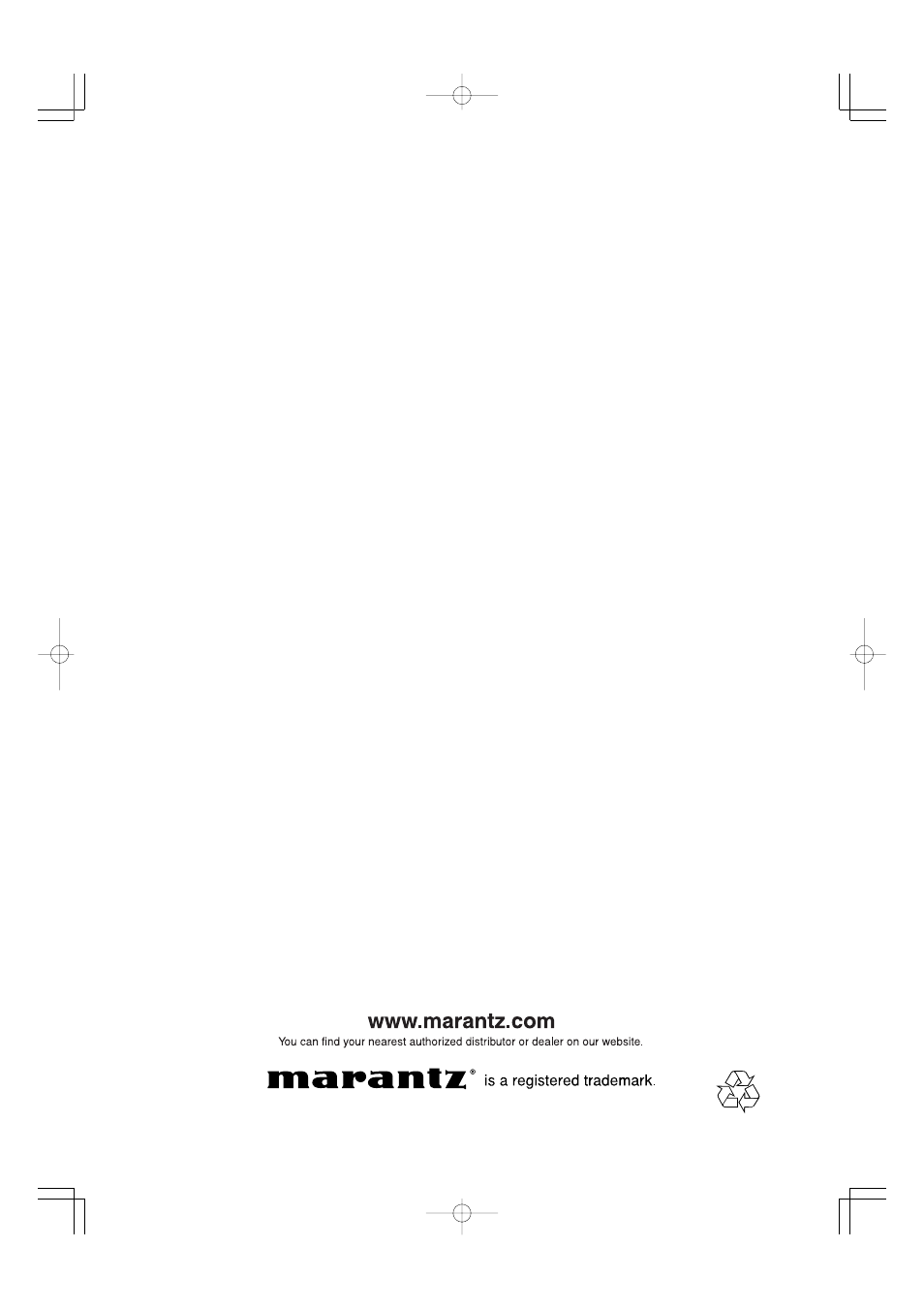 Marantz SA-7S1 User Manual | Page 30 / 30