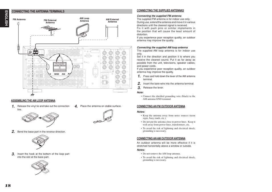 Pb cr, Pr cr, Pr cb | Pb cb, 12 emitter out a b, Front b surr. cen ter front a | Marantz SR8001 User Manual | Page 21 / 79