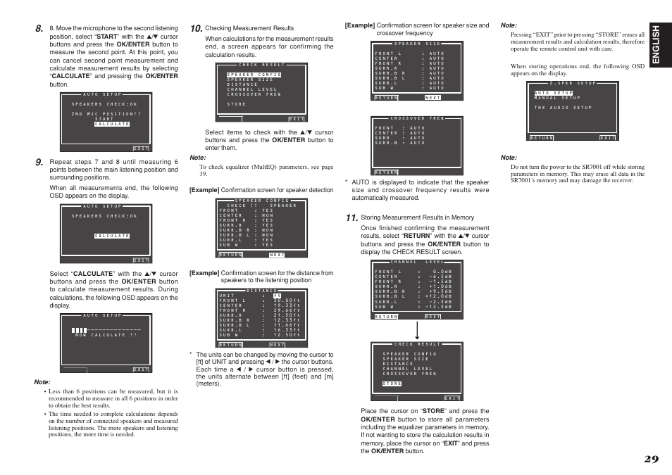 English | Marantz SR8001 User Manual | Page 32 / 79