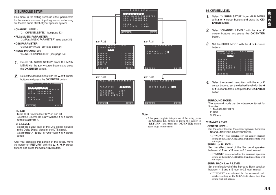 English | Marantz SR8001 User Manual | Page 36 / 79