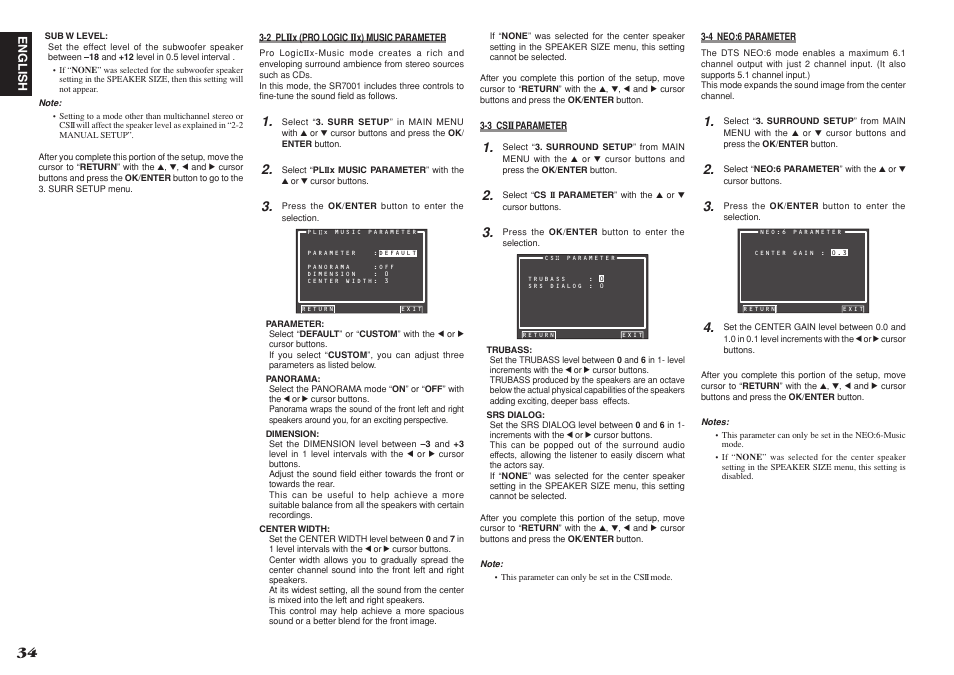 Marantz SR8001 User Manual | Page 37 / 79