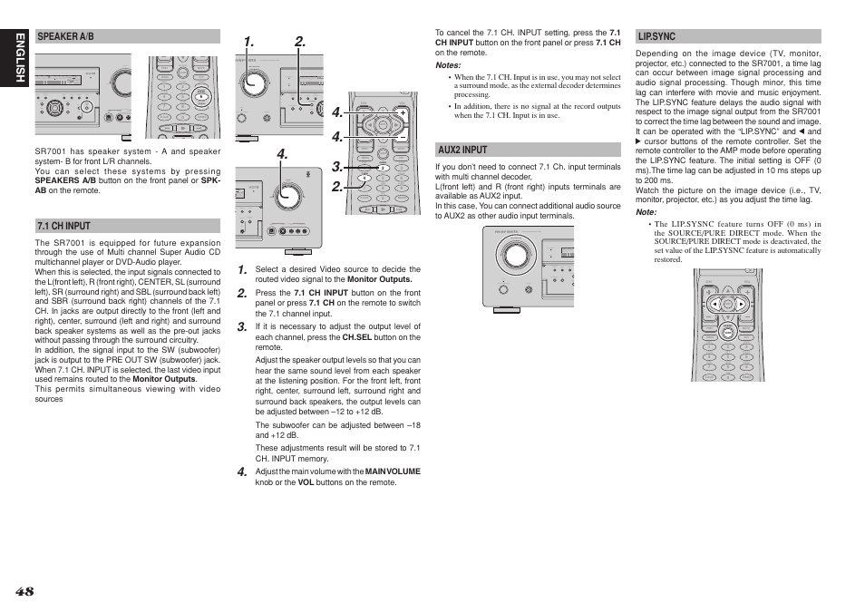 Marantz SR8001 User Manual | Page 51 / 79