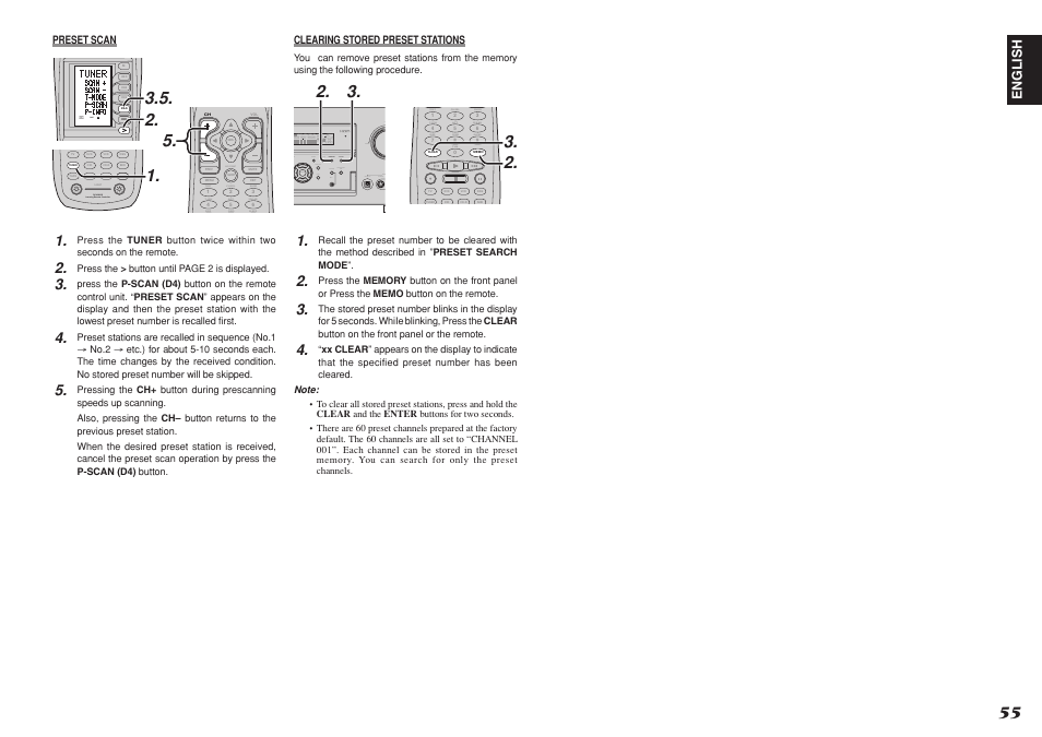 Use page, Learning remote controller rc8500sr | Marantz SR8001 User Manual | Page 58 / 79