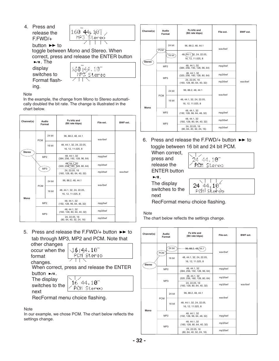 Marantz PMD671 User Manual | Page 32 / 63