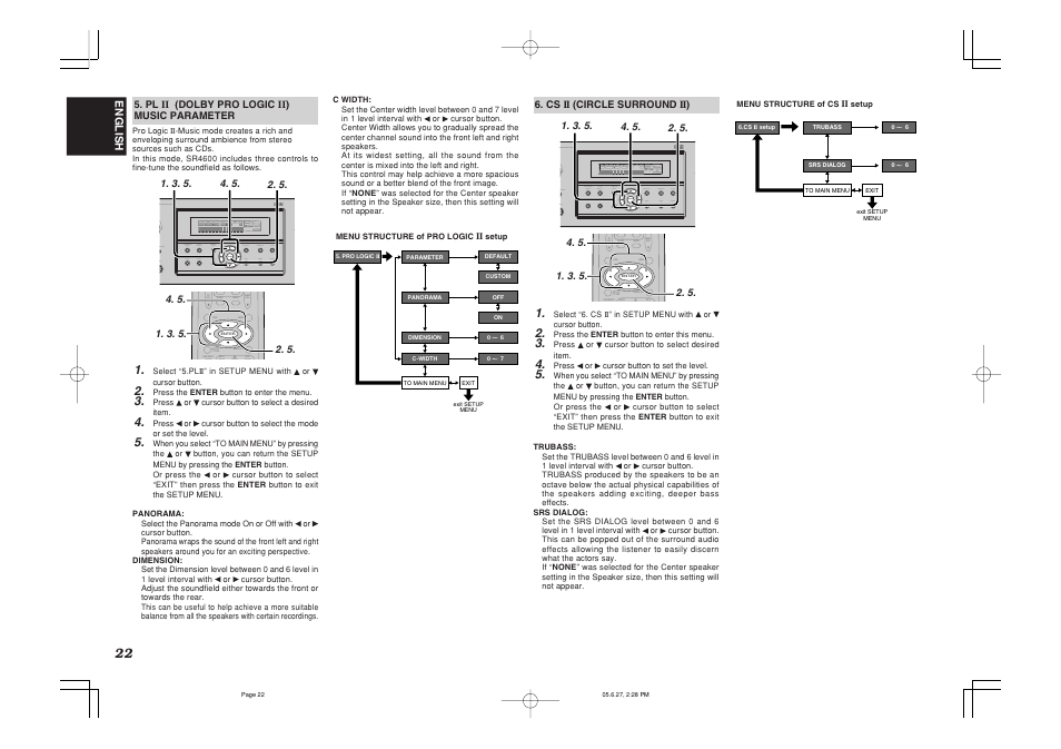 Marantz SR4600 User Manual | Page 25 / 41