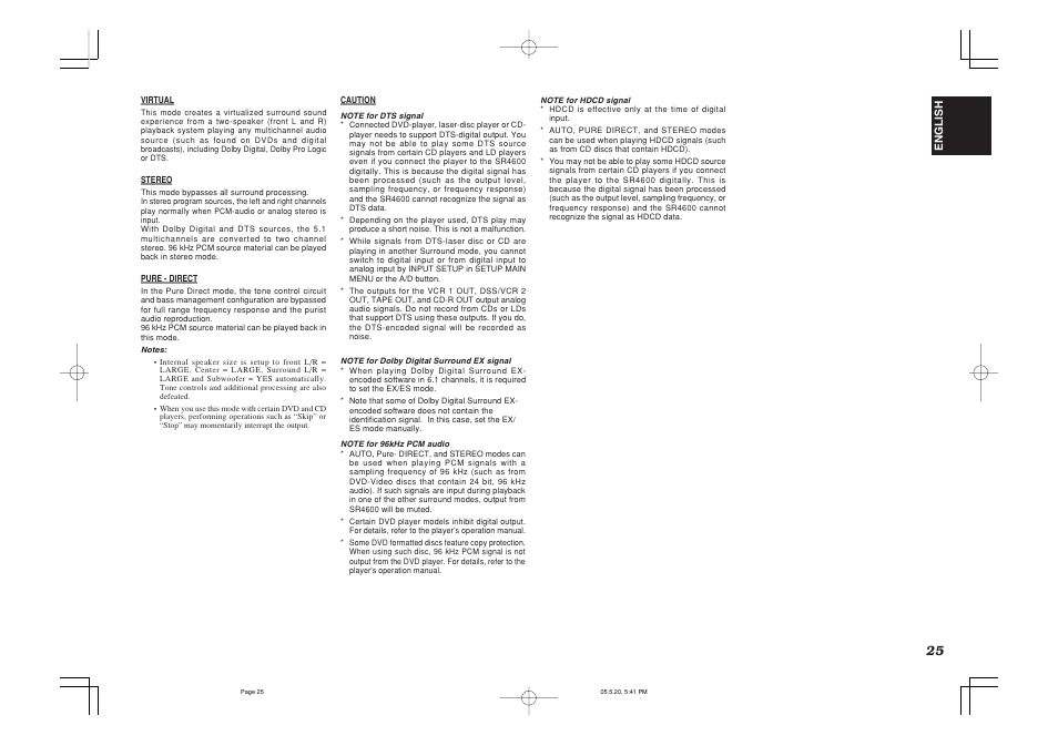 Marantz SR4600 User Manual | Page 28 / 41