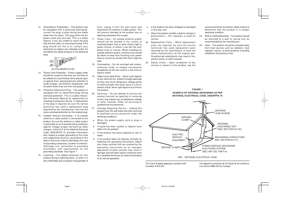 Marantz SR4600 User Manual | Page 3 / 41