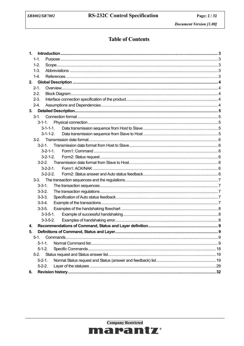 Marantz SR7002 User Manual | Page 2 / 32